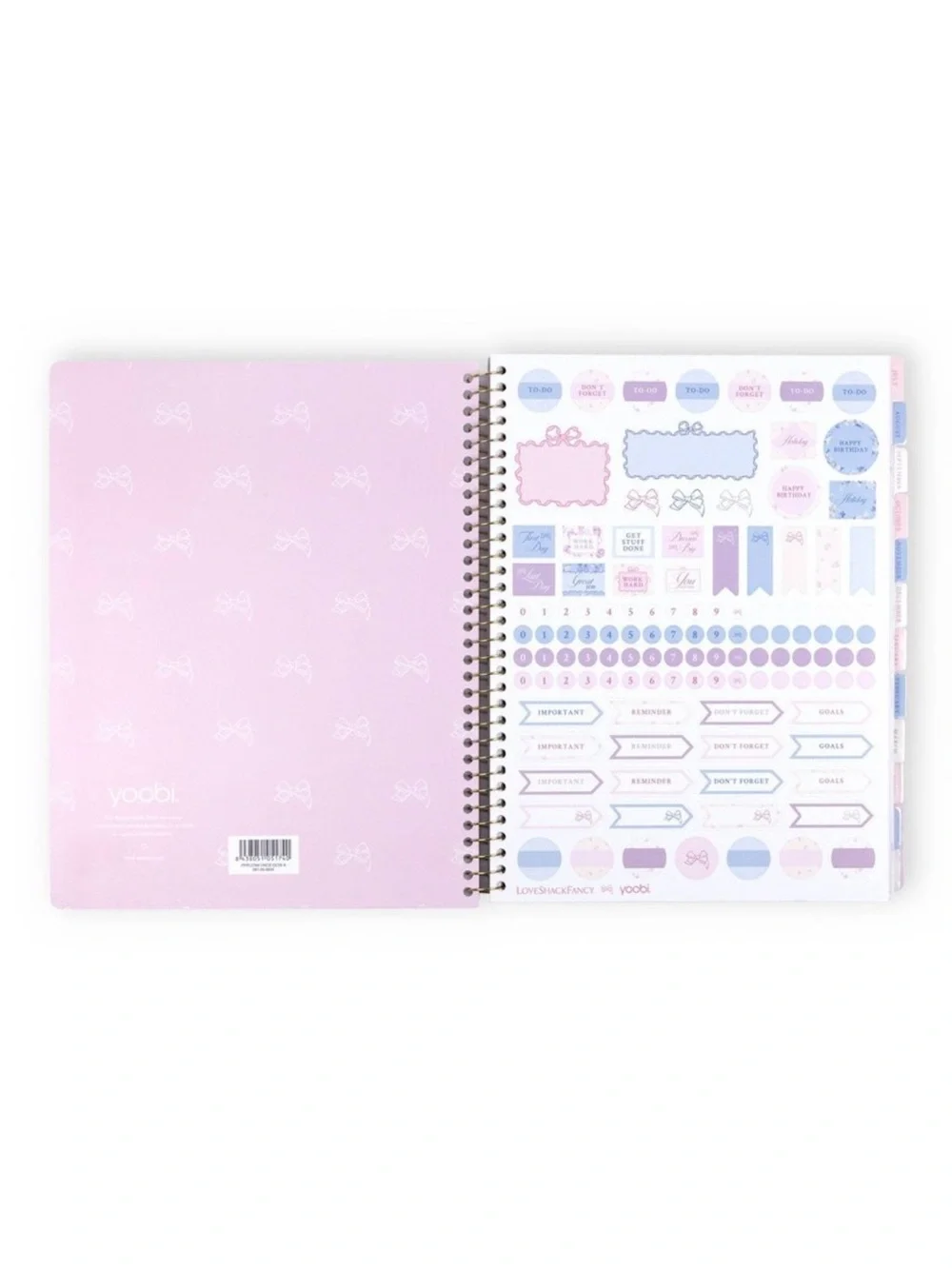 LoveShackFancy x Target~Yoobi Everblooming Rosettes Monthly & Weekly Planner